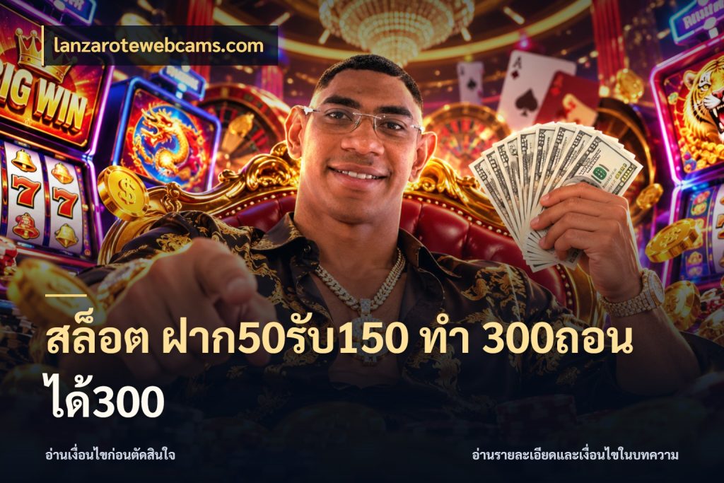 สล็อต ฝาก50รับ150 ทํา 300ถอนได้300 จุดเด่นของเครดิตที่คนชอบเกมอยากรู้ สไตล์ lanzarotewebcams.com