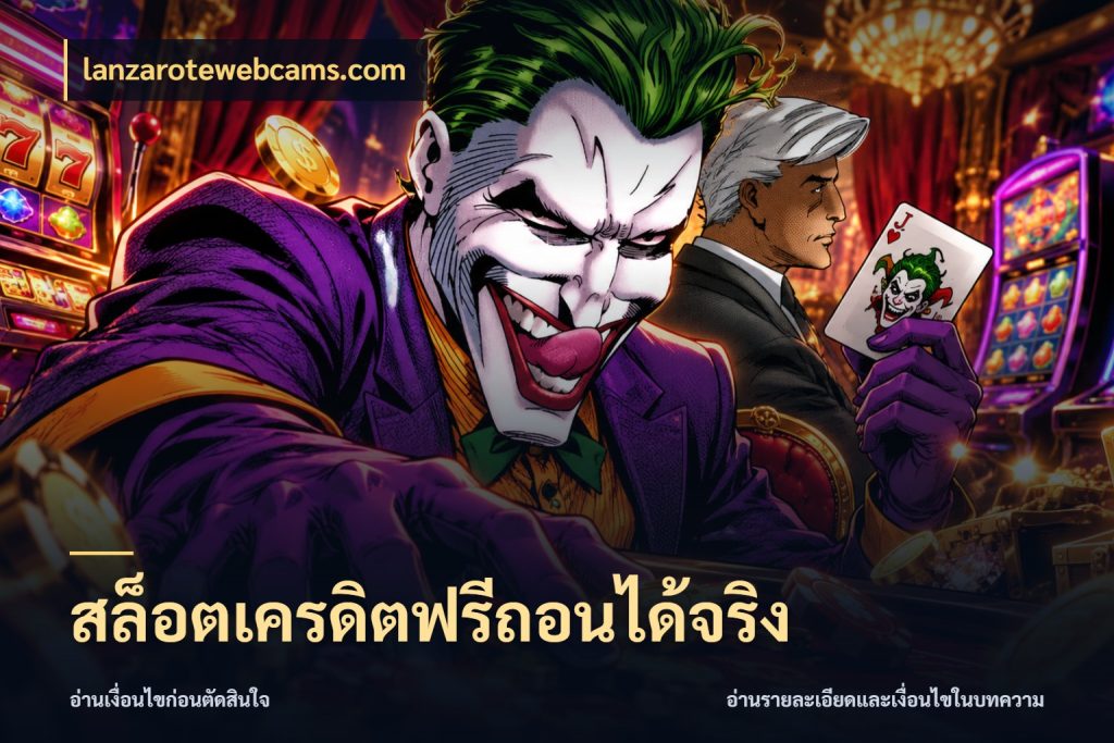 สล็อตเครดิตฟรีถอนได้จริง เครดิตแต่ละรูปแบบมีมุมไหนให้ดู ในมุม lanzarotewebcams.com