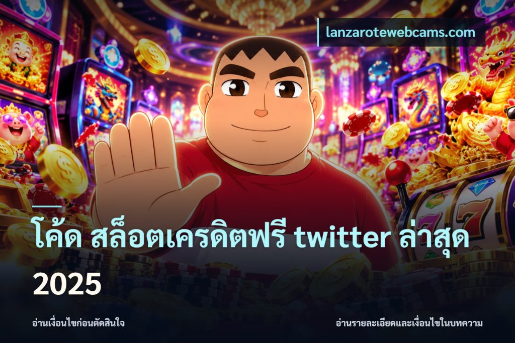 โค้ด สล็อตเครดิตฟรี twitter ล่าสุด 2025
