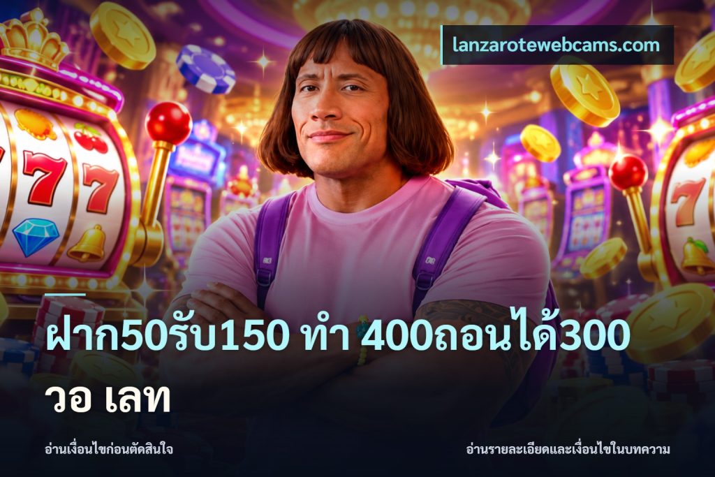 ฝาก50รับ150 ทํา 400ถอนได้300 วอ เลท