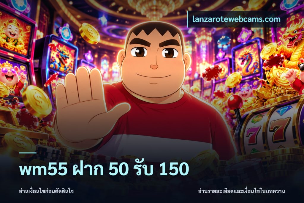 wm55 ฝาก 50 รับ 150
