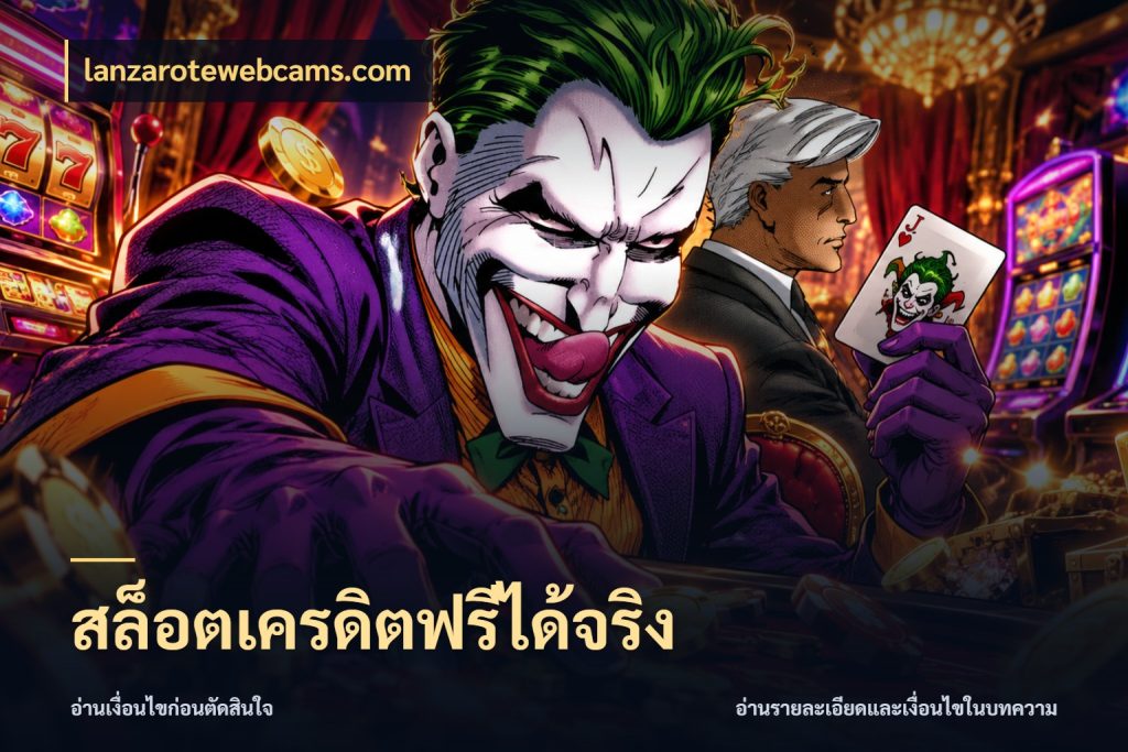 สล็อตเครดิตฟรีได้จริง เครดิตแต่ละรูปแบบมีมุมไหนให้ดู ในมุม lanzarotewebcams.com