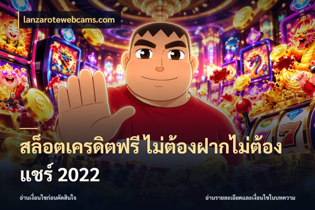สล็อตเครดิตฟรี ไม่ต้องฝากไม่ต้องแชร์ 2022 จับมุมเด่นของเครดิตฟรีให้ตรงใจ สไตล์ lanzarotewebcams.com