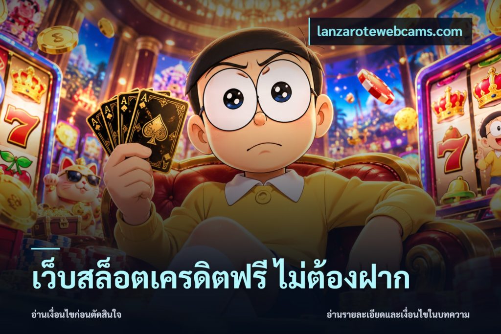 เว็บสล็อตเครดิตฟรี ไม่ต้องฝาก