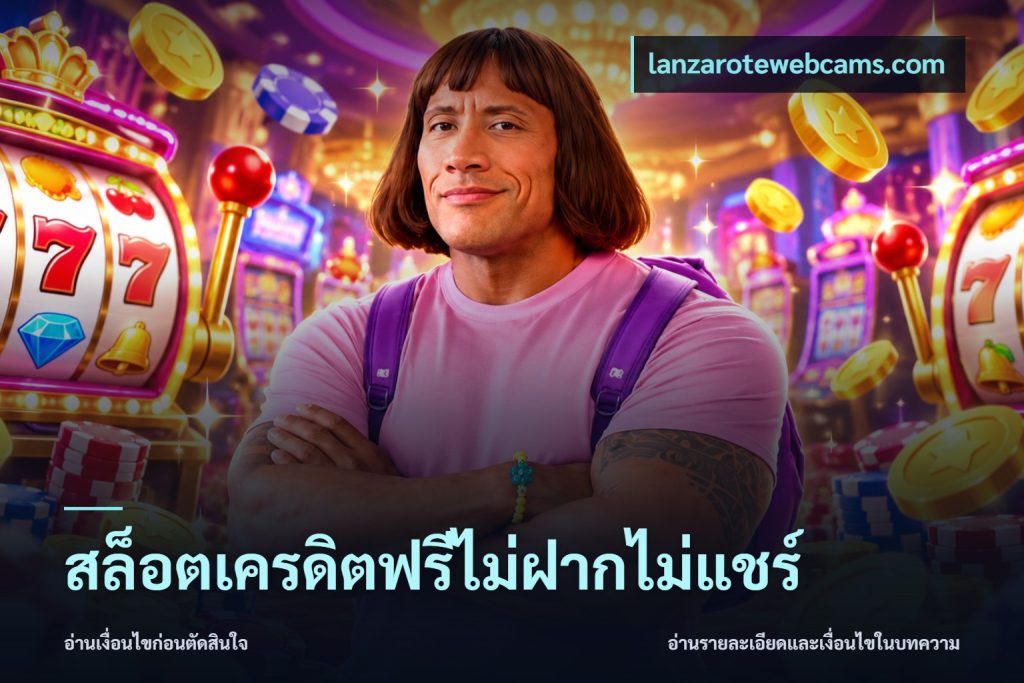 สล็อตเครดิตฟรีไม่ฝากไม่แชร์
