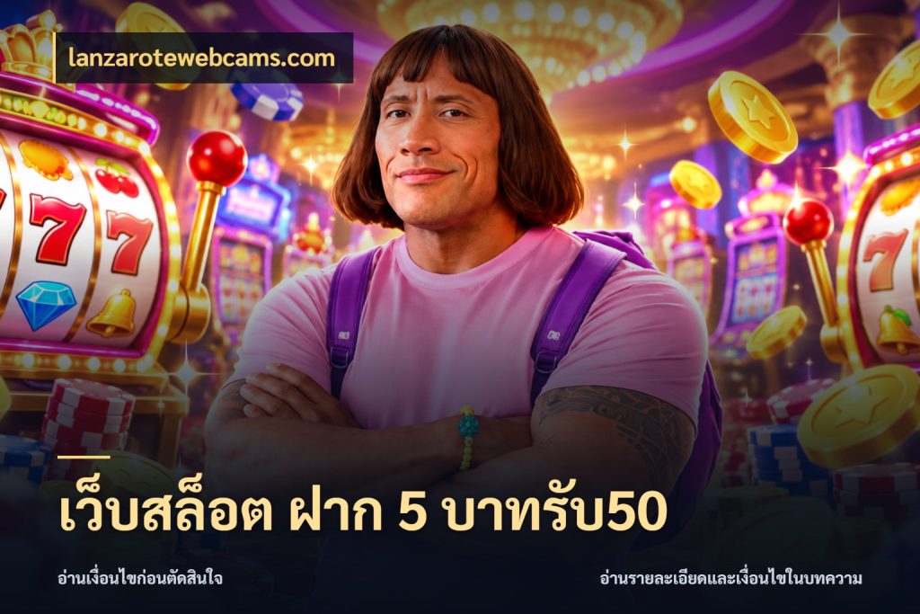 เว็บสล็อต ฝาก 5 บาทรับ50 lanzarotewebcams.com จับคู่โบนัสกับสไตล์เกมที่ชอบ