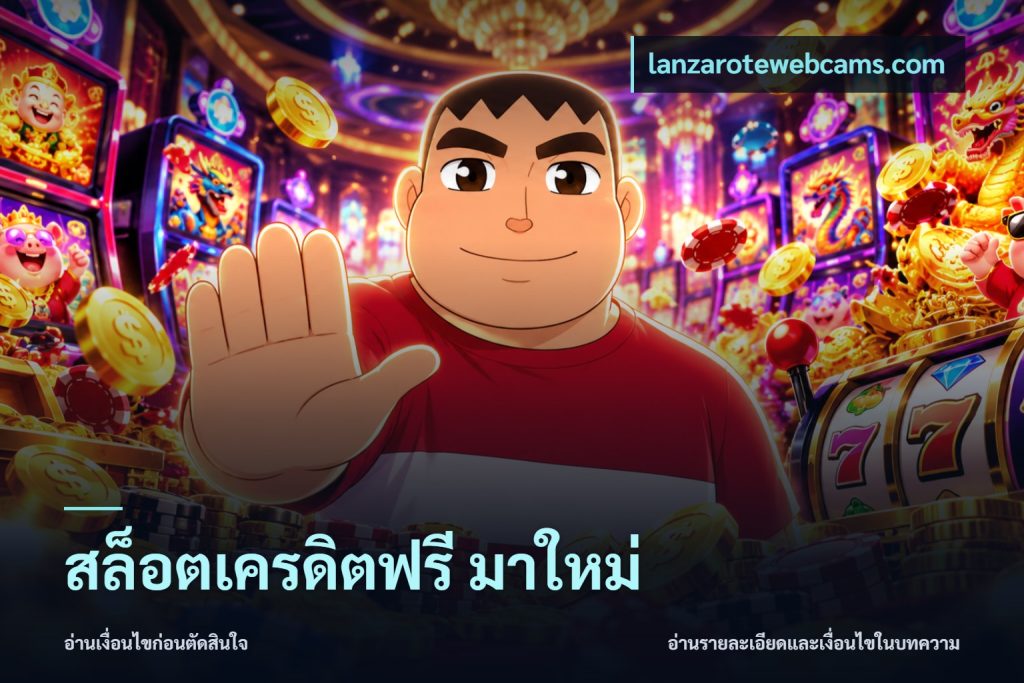สล็อตเครดิตฟรี มาใหม่