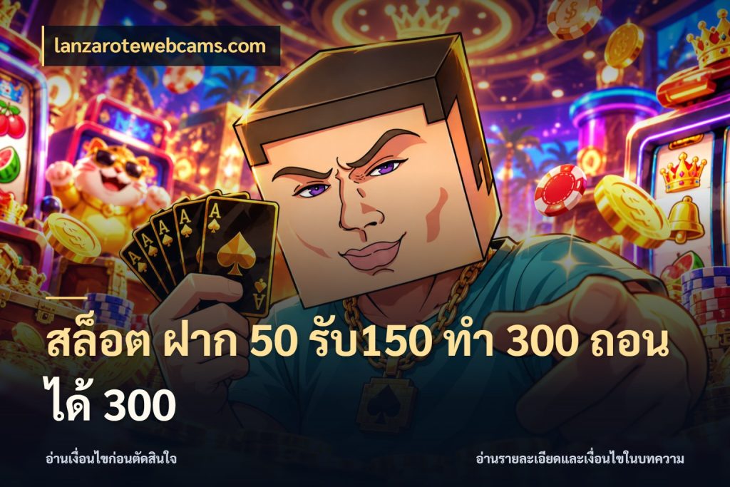 สล็อต ฝาก 50 รับ150 ทํา 300 ถอนได้ 300 lanzarotewebcams.com เครดิตกับรูปแบบโปรที่ตรงใจ