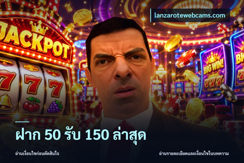 ฝาก 50 รับ 150 ล่าสุด