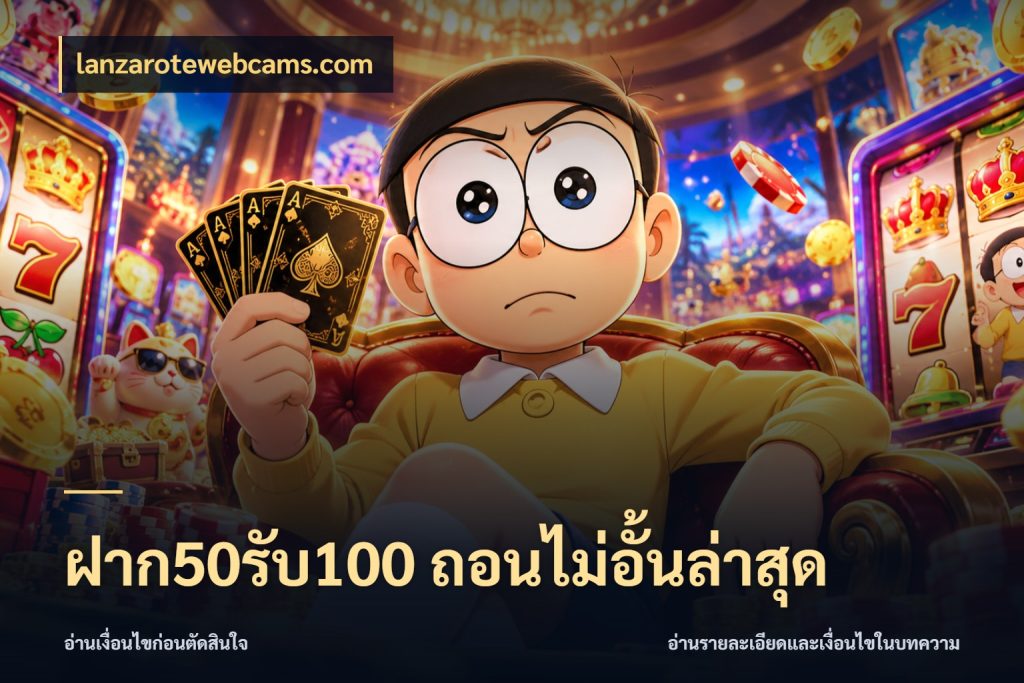 ฝาก50รับ100 ถอนไม่อั้นล่าสุด เปิดมุมโปรให้เข้ากับเกมแนวโปรด สไตล์ lanzarotewebcams.com