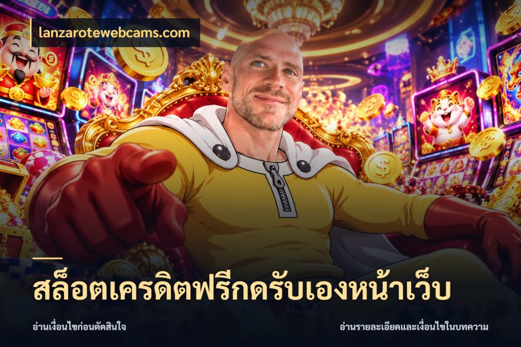 สล็อตเครดิตฟรีกดรับเองหน้าเว็บ เครดิตฟรีในมุมที่สายโบนัสสนใจ กับ lanzarotewebcams.com