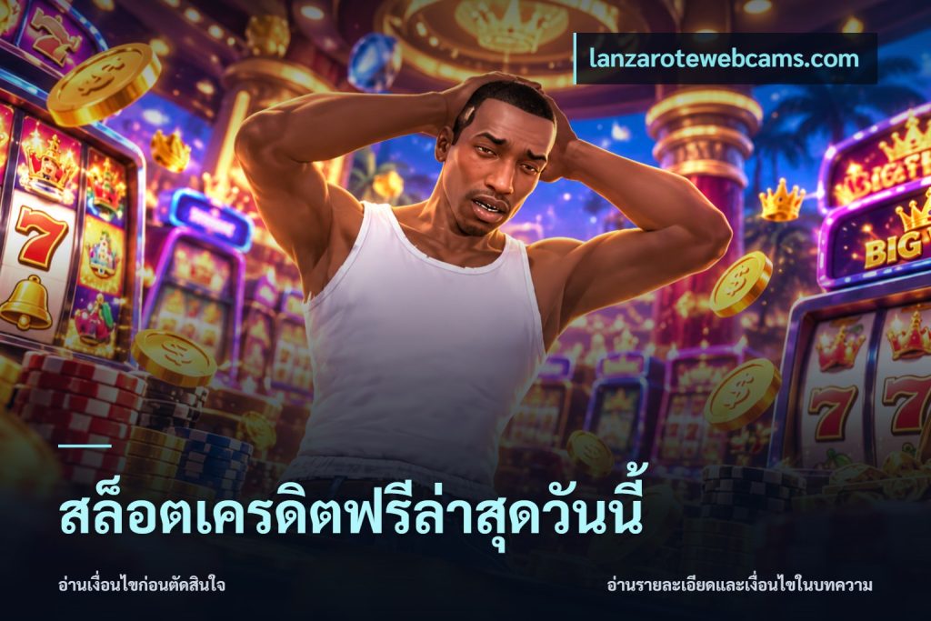 สล็อตเครดิตฟรีล่าสุดวันนี้