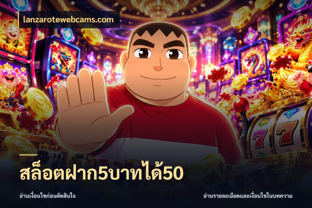 สล็อตฝาก5บาทได้50 ยอดฝากและยอดรับในมุมของคนชอบลุ้น กับ lanzarotewebcams.com