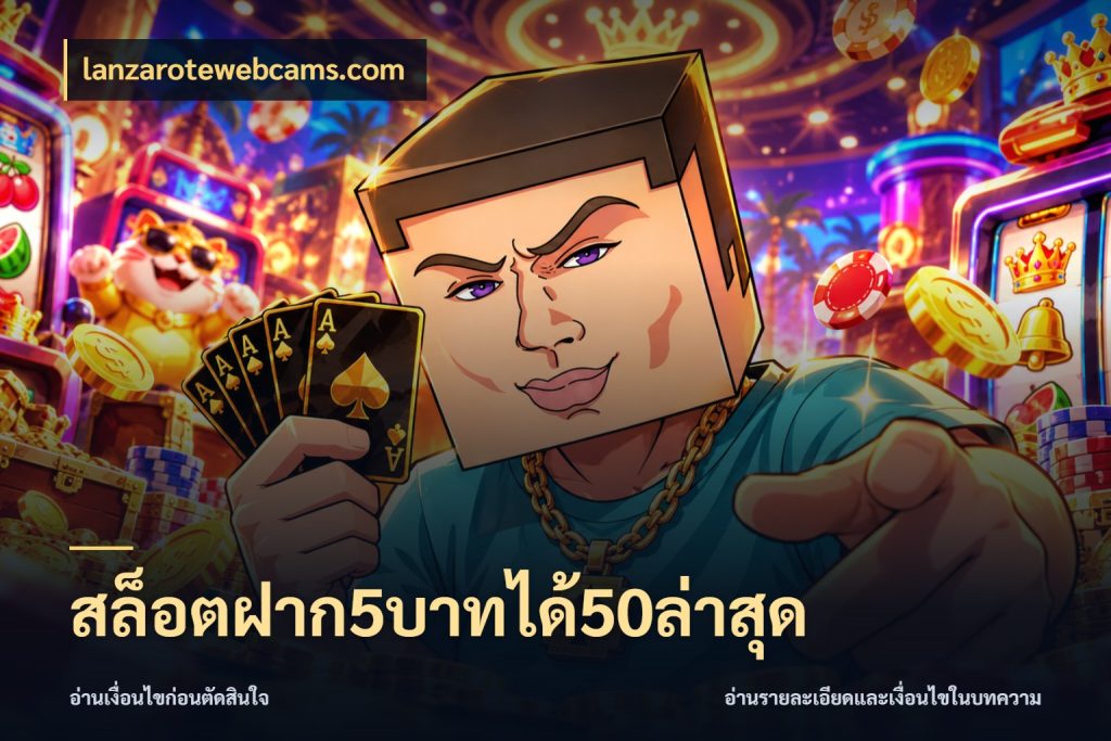 สล็อตฝาก5บาทได้50ล่าสุด จับประเด็นยอดรับก่อนเลือกความสนุก ในมุม lanzarotewebcams.com