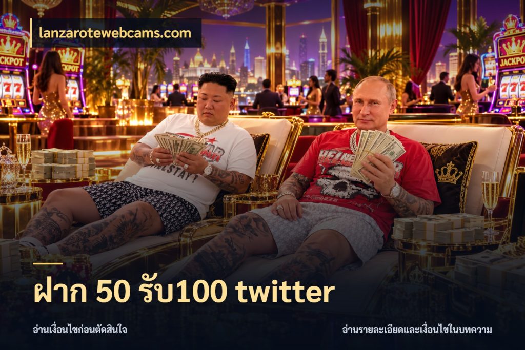 ฝาก 50 รับ100 twitter ยอดฝากและยอดรับในมุมของคนชอบลุ้น สไตล์ lanzarotewebcams.com