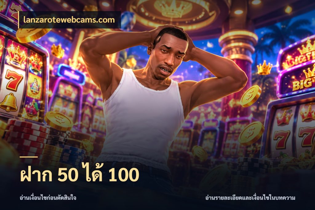 ฝาก 50 ได้ 100 จับประเด็นยอดรับก่อนเลือกความสนุก กับ lanzarotewebcams.com