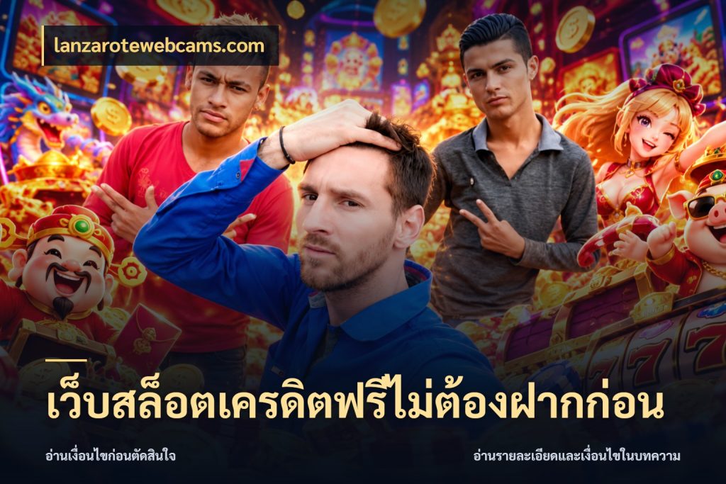 เว็บสล็อตเครดิตฟรีไม่ต้องฝากก่อน จับมุมเด่นของเครดิตฟรีให้ตรงใจ สไตล์ lanzarotewebcams.com