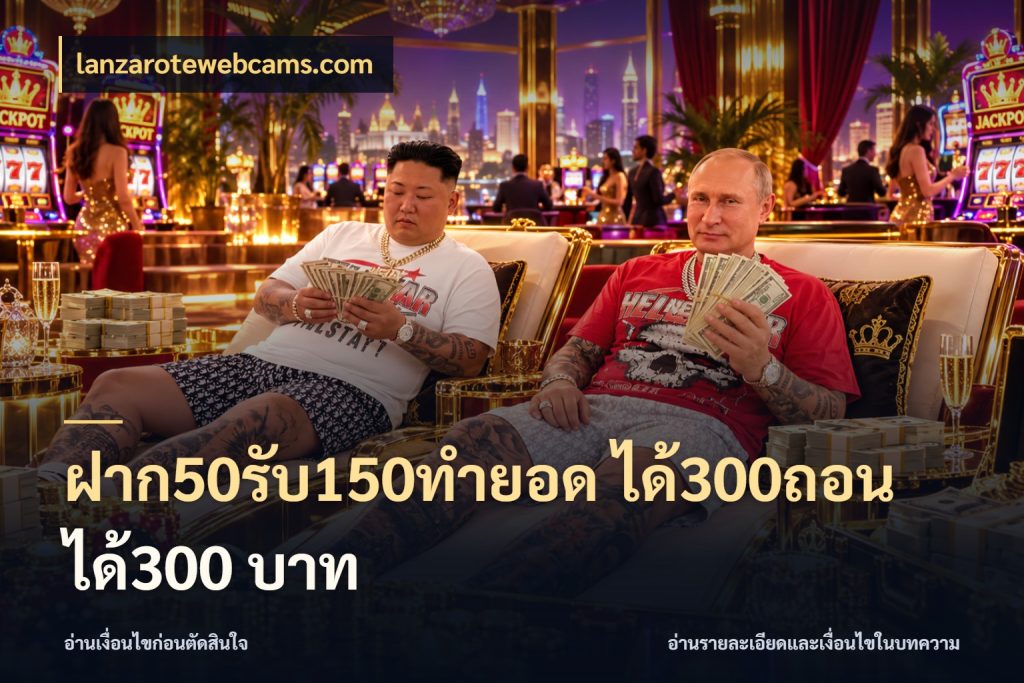 ฝาก50รับ150ทำยอด ได้300ถอนได้300 บาท lanzarotewebcams.com สายโบนัสเลือกจังหวะสนุกได้อย่างไร