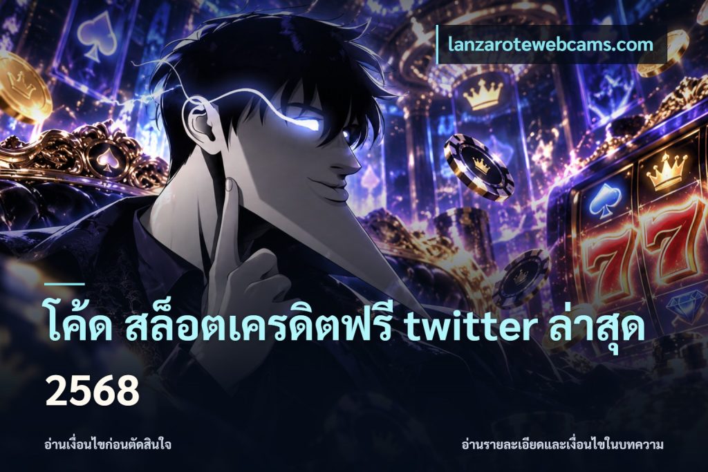 โค้ด สล็อตเครดิตฟรี twitter ล่าสุด 2568
