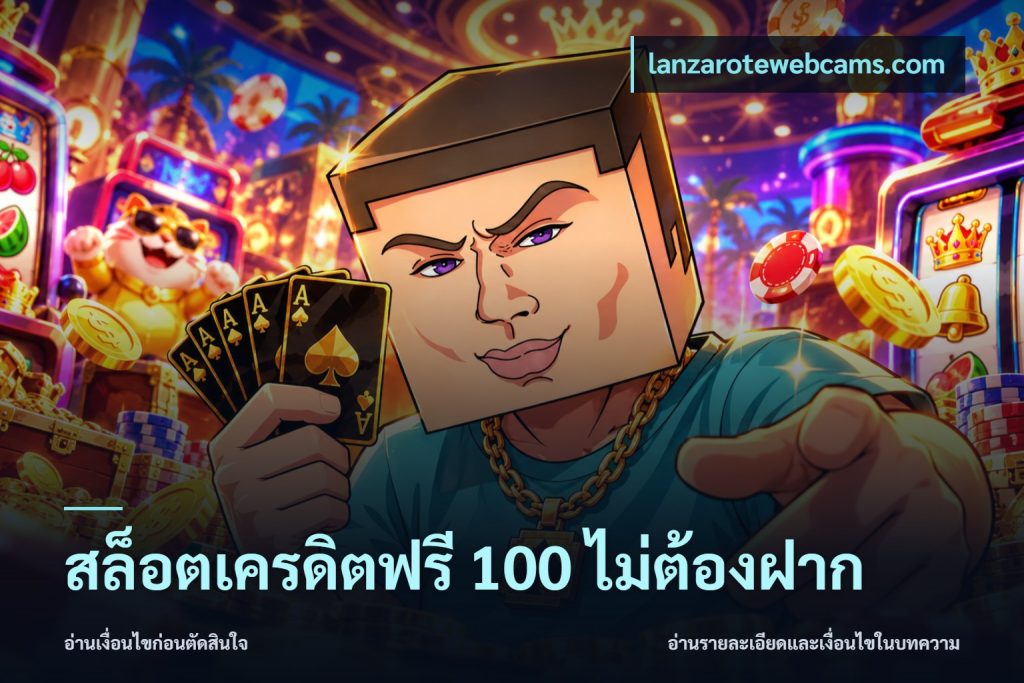 สล็อตเครดิตฟรี 100 ไม่ต้องฝาก