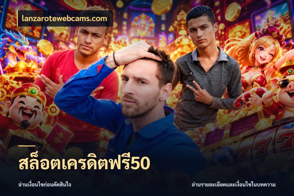 สล็อตเครดิตฟรี50 lanzarotewebcams.com สายโบนัสเลือกมุมเครดิตให้ตรงสไตล์