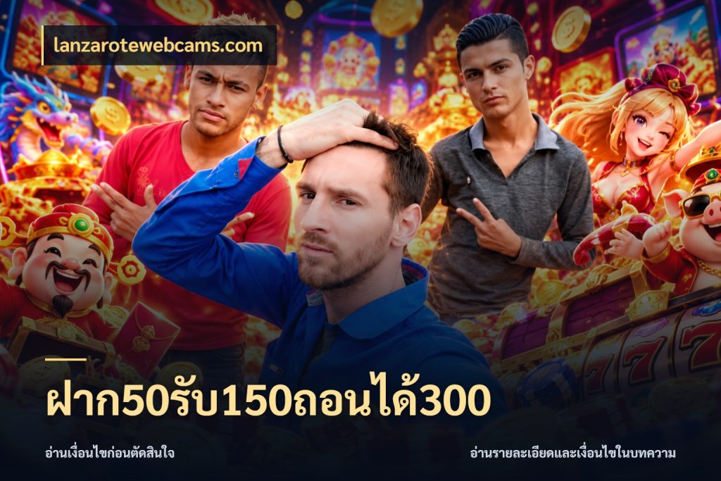 ฝาก50รับ150ถอนได้300 จับประเด็นยอดรับก่อนเลือกความสนุก สไตล์ lanzarotewebcams.com