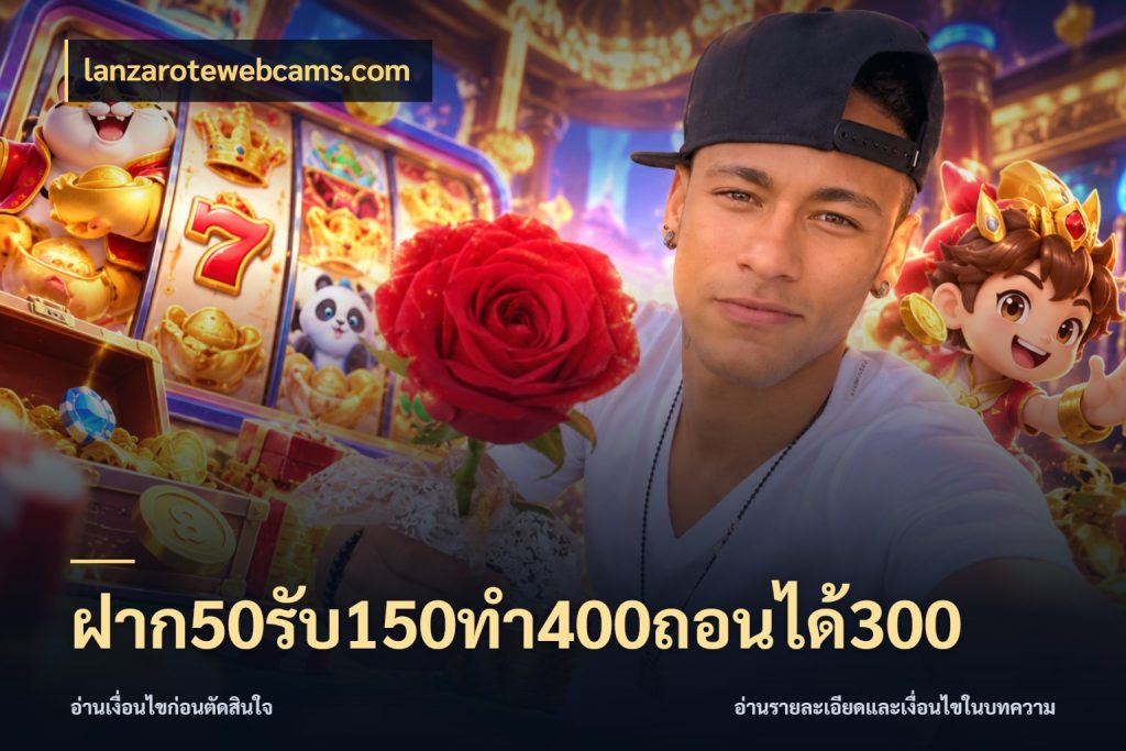 ฝาก50รับ150ทํา400ถอนได้300 เครดิตกับรูปแบบโปรที่ตรงใจ กับ lanzarotewebcams.com