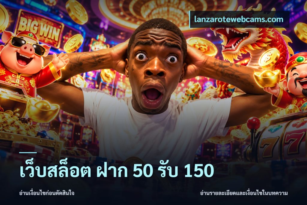 เว็บสล็อต ฝาก 50 รับ 150