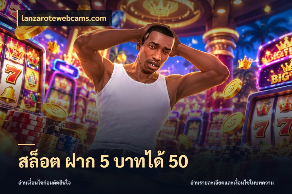 สล็อต ฝาก 5 บาทได้ 50 สีสันของโปรฝากและยอดรับ ในมุม lanzarotewebcams.com