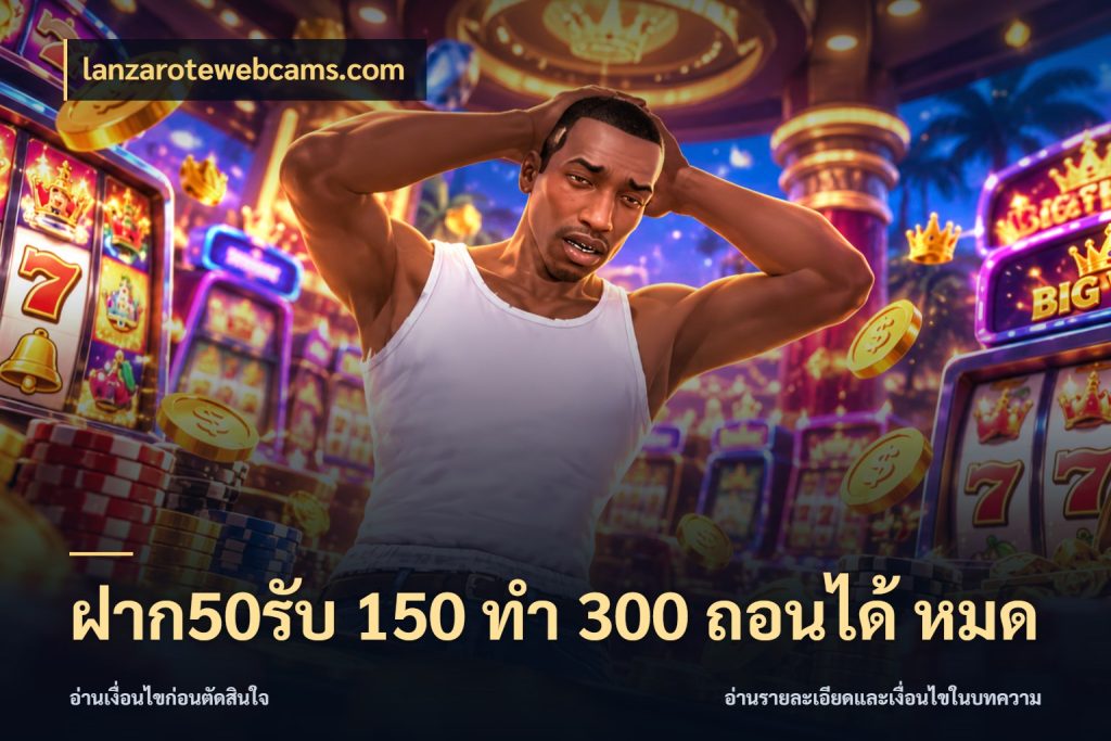 ฝาก50รับ 150 ทำ 300 ถอนได้ หมด ยอดฝากและยอดรับในมุมของคนชอบลุ้น สไตล์ lanzarotewebcams.com