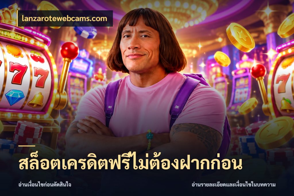 สล็อตเครดิตฟรีไม่ต้องฝากก่อน สีสันของเครดิตฟรีและเกมแนวที่ชอบ กับ lanzarotewebcams.com