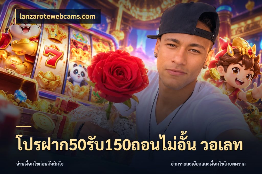 โปรฝาก50รับ150ถอนไม่อั้น วอเลท เครดิตกับรูปแบบโปรที่ตรงใจ กับ lanzarotewebcams.com
