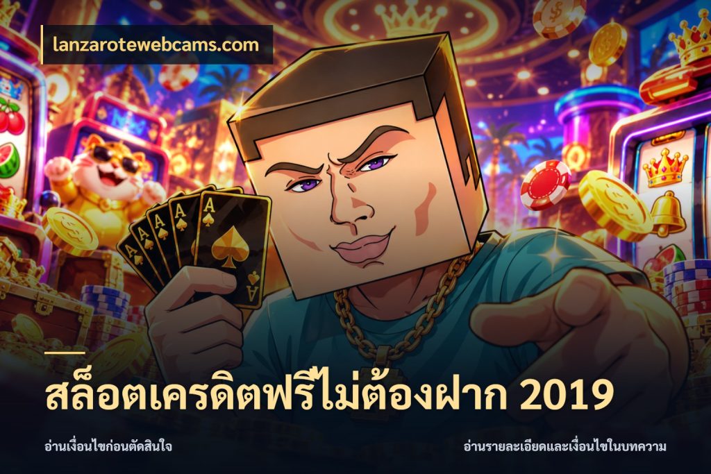 สล็อตเครดิตฟรีไม่ต้องฝาก 2019 lanzarotewebcams.com เครดิตฟรีกับจังหวะลุ้นที่คุณเลือก