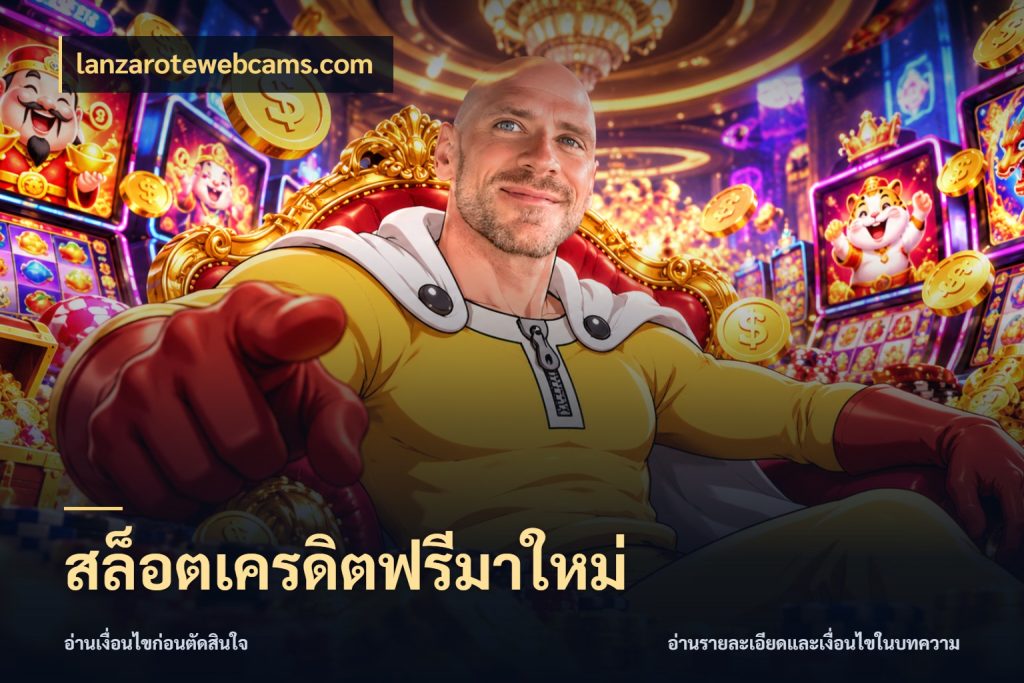 สล็อตเครดิตฟรีมาใหม่ lanzarotewebcams.com รู้จักยอดและขอบเขตของเครดิตฟรี