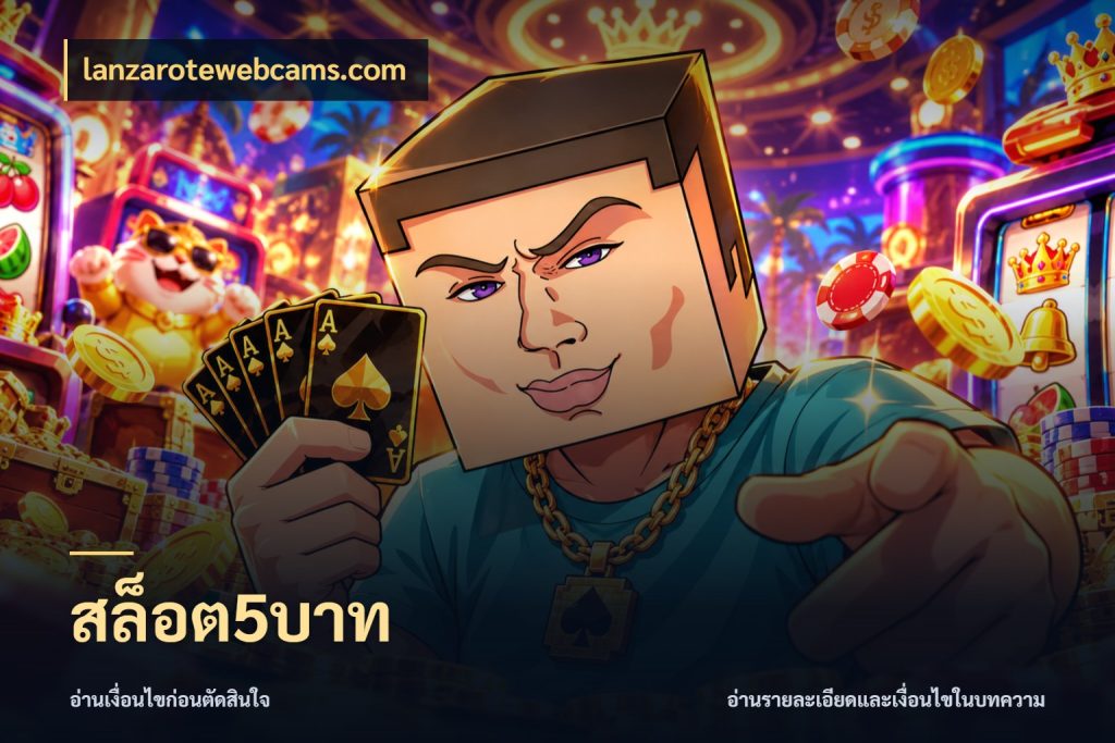 สล็อต5บาท เปิดมุมยอดเริ่มต้นสำหรับคนชอบเกม กับ lanzarotewebcams.com