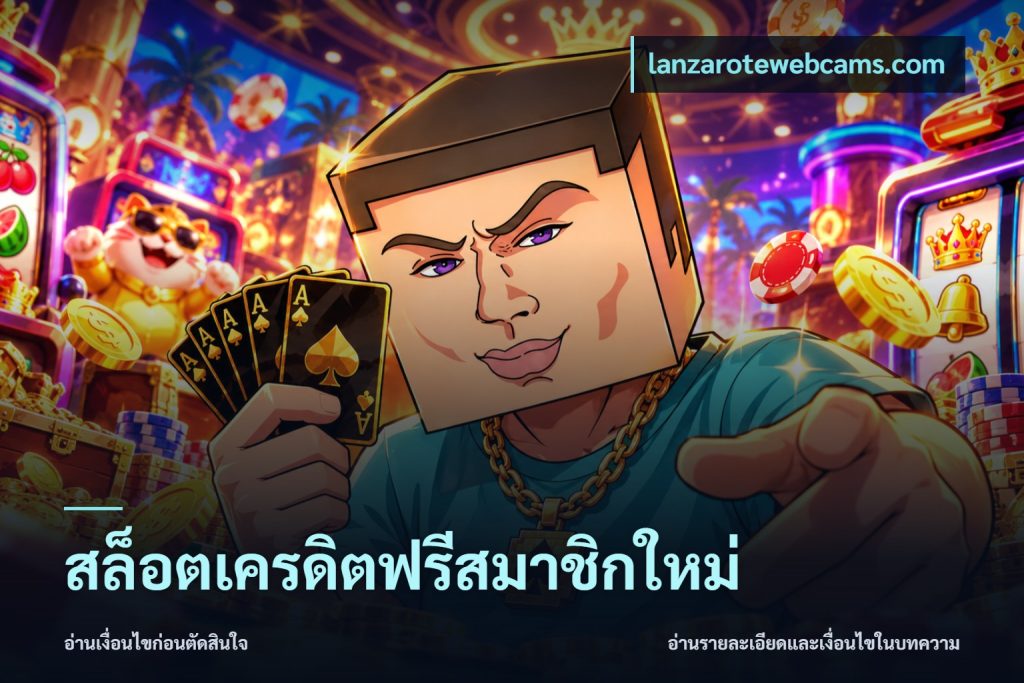 สล็อตเครดิตฟรีสมาชิกใหม่
