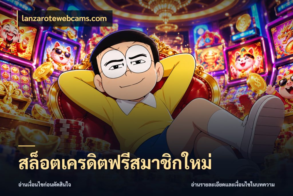 สล็อตเครดิตฟรีสมาชิกใหม่ เลือกสไตล์ความสนุกจากรูปแบบเครดิต กับ lanzarotewebcams.com